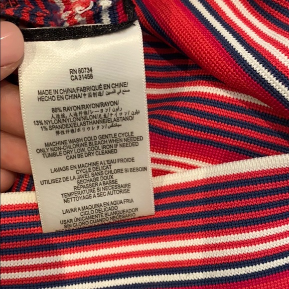 BCBG MAXAZRIA pencil bodycon front wrap mini skirt - Picture 7 of 7